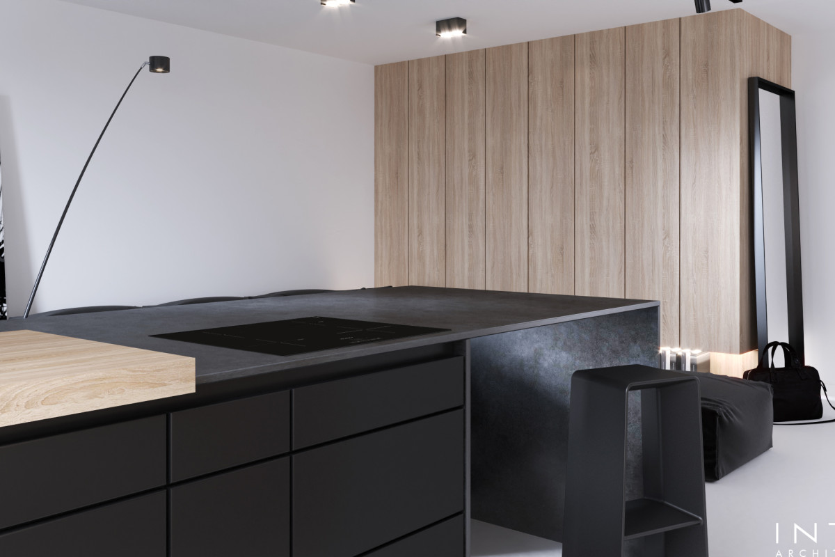 Minimalistyczne mieszkanie 55 m² Warszawa